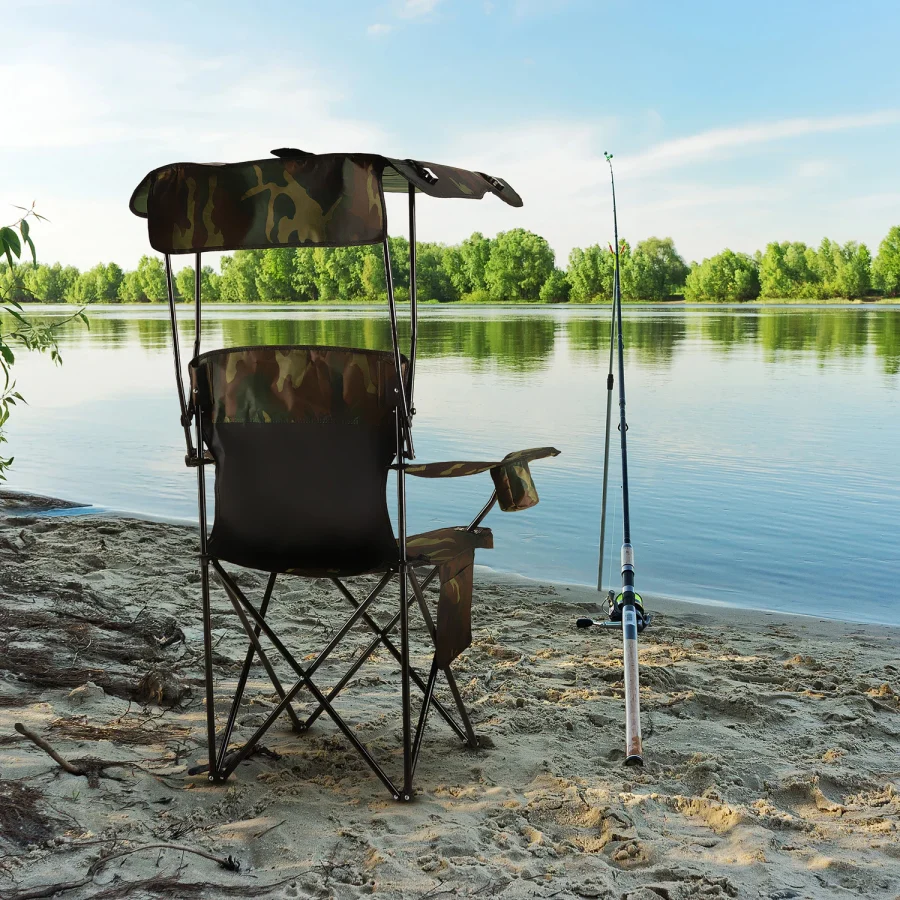 Sun XXL camping- og fiskestol – Outtec – bilde 3 av 5