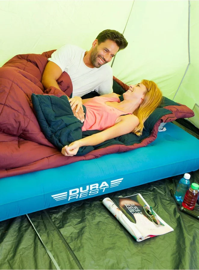 Oppblåsbar Madrass for 2 personer, 198 × 137 × 22 cm, ekstra slitesterk dobbel luftmadrass – Coleman – bilde 4 av 5