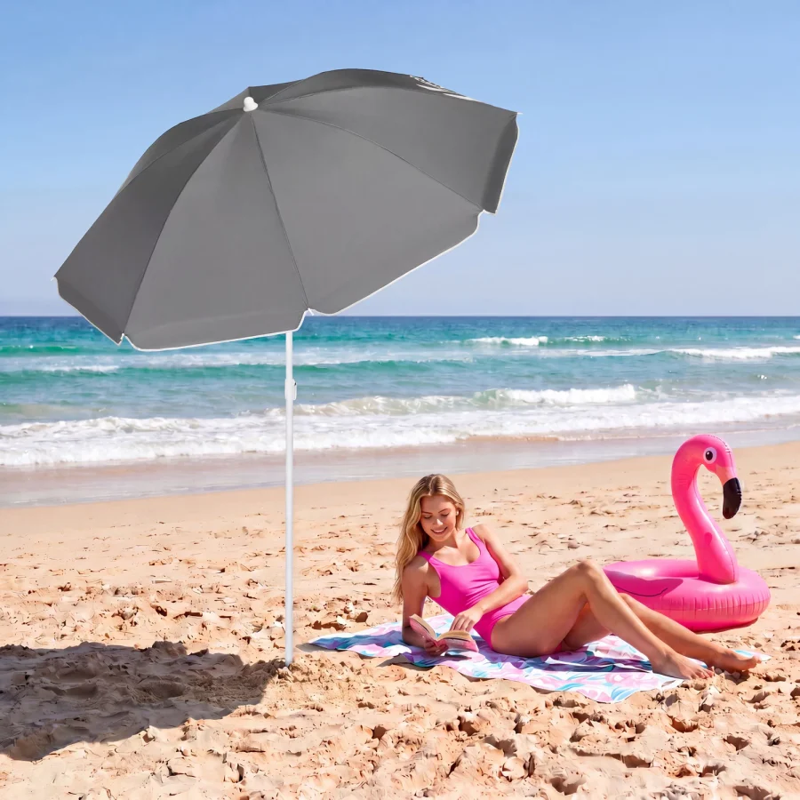 Ombra sammenleggbar strandparasoll 160 cm – Luverno – bilde 3 av 5