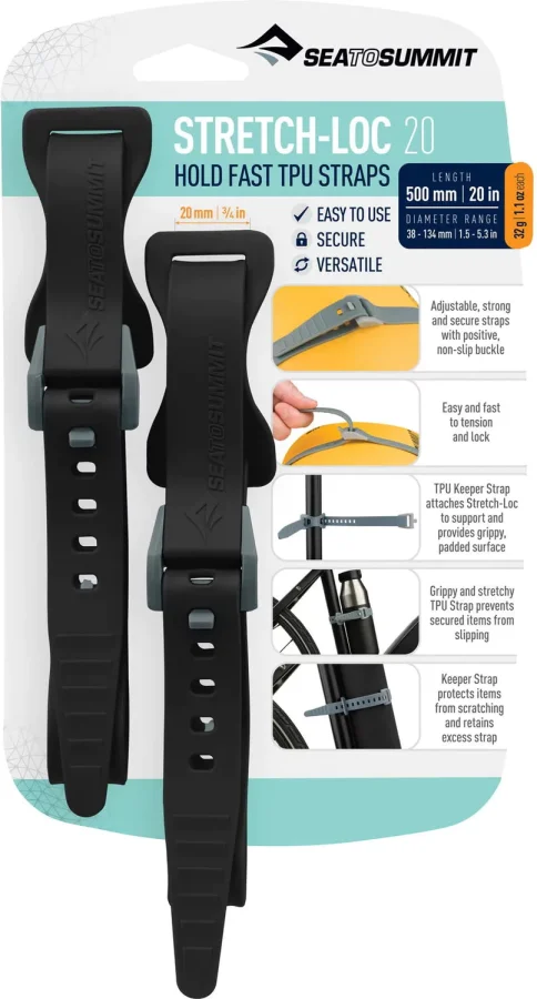 Stretch-Loc Festestropper 2 stk. 50 cm – Sea to Summit