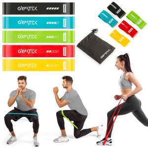 Sett Med Motstandsbånd For Øvelser 0,5 Kg-30 Kg 5 Stk Gymtek