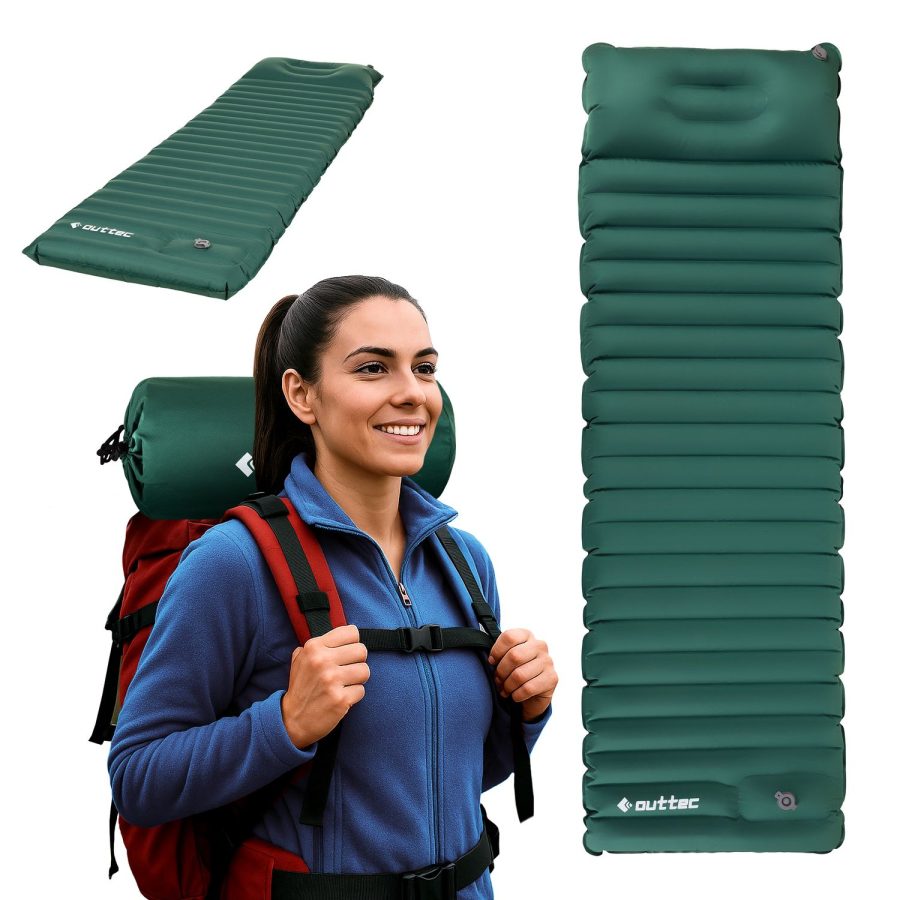 Reisemadrass med pute i Tpu Outec – bilde 1 av 5