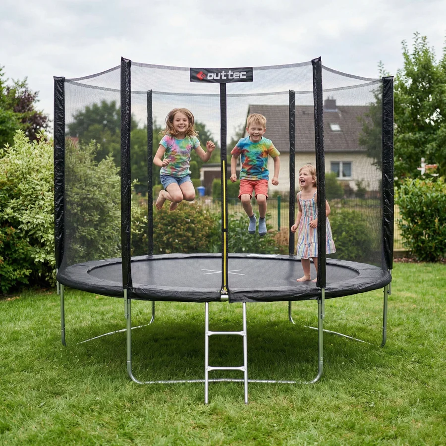 Trampoline Utendørshopp 244 cm 8 fot – Outtec – bilde 2 av 5