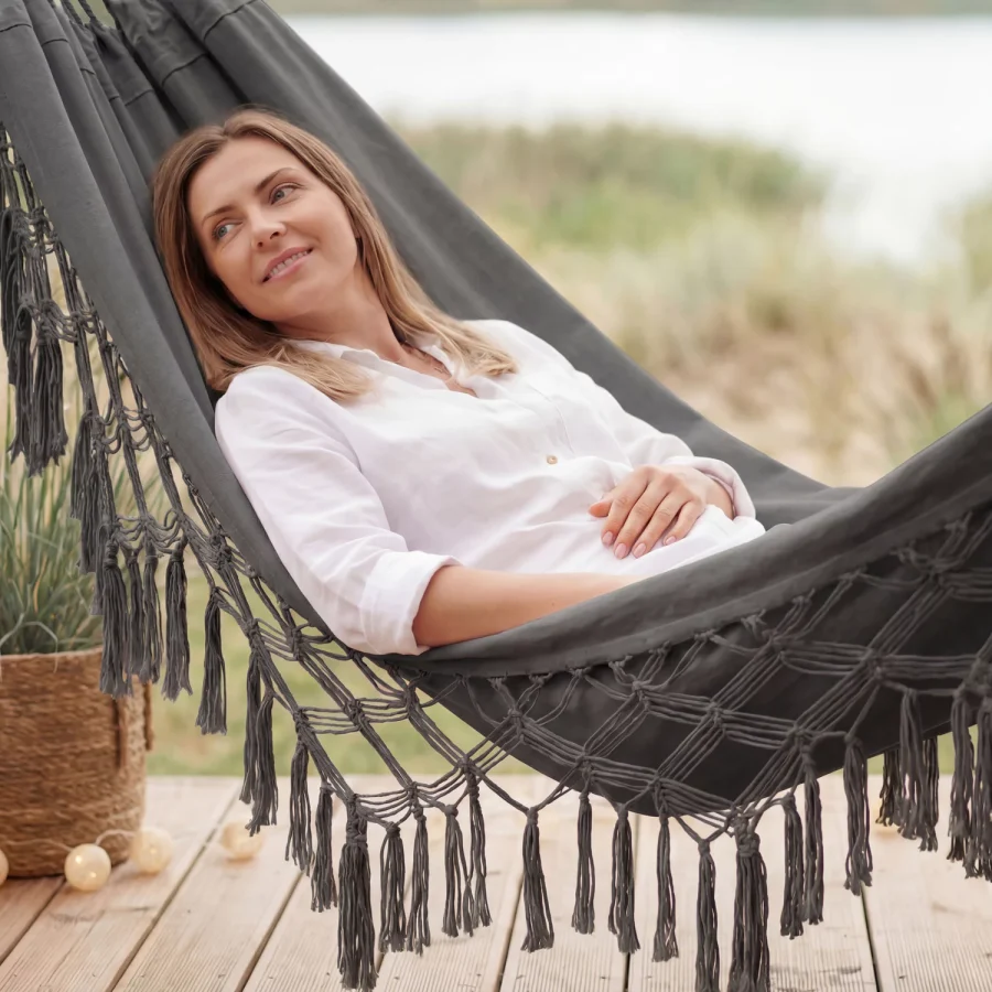 Hagehengekøye med Frynser Boho Sois XXL – Outtec – bilde 3 av 5