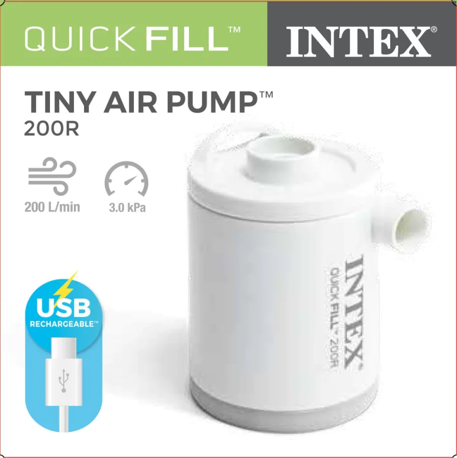 Liten luftpumpe Quickfill Usb200R – Intex – bilde 4 av 4