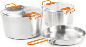 Gsi Outdoors Rustfritt Stål Base Camper Stort Kokekarsett
