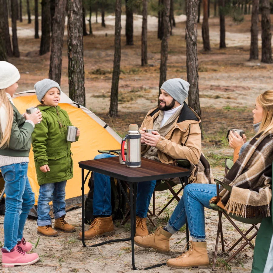 Camping, Turist, sammenleggbart bord 80 × 60 × 70 cm – Outtec – bilde 3 av 5