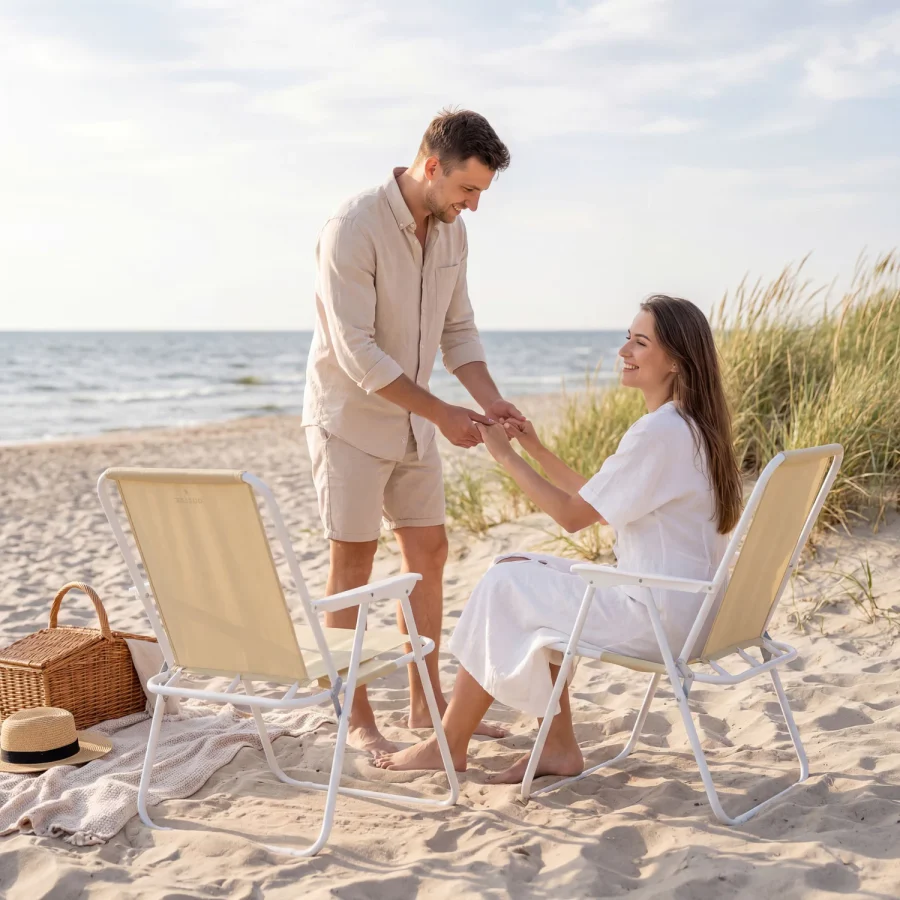 Marina camping-, strand- og hagestol – Outtec – bilde 4 av 5