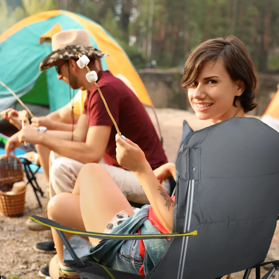Travel+ sammenleggbar campingstol med trekk – bilde 5 av 5
