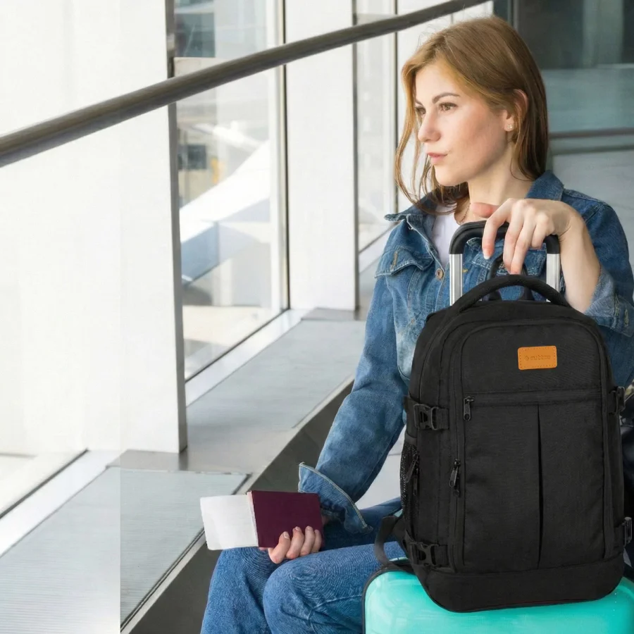 26 l enkel reisesekk med Kompresjonsfunksjon + Outtec-pumpe – bilde 5 av 5