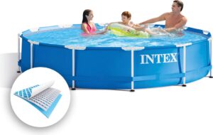 Intex Metallrammebasseng 366x76 cm