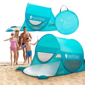 Selvmonterbart Strandtelt, Easyshade Uv50 Outtec-Skjerm