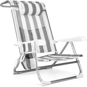 Sun Flex 2-I-1 Outtec Strandstol Med Solsengfunksjon