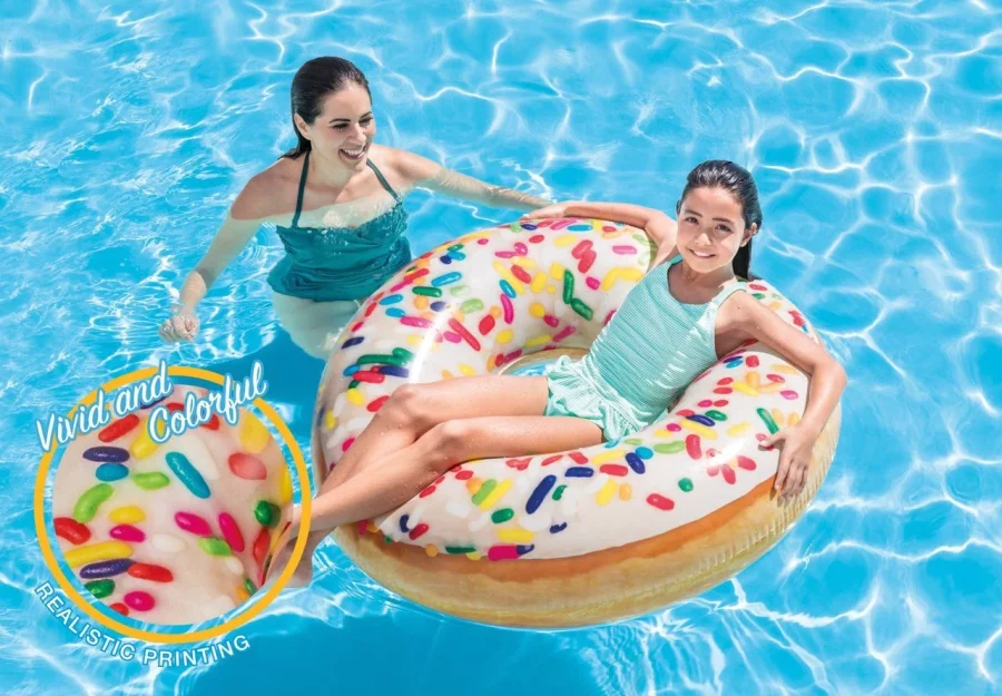 Regnbue Sprinkle Donutrør 99 cm – Intex – bilde 2 av 4
