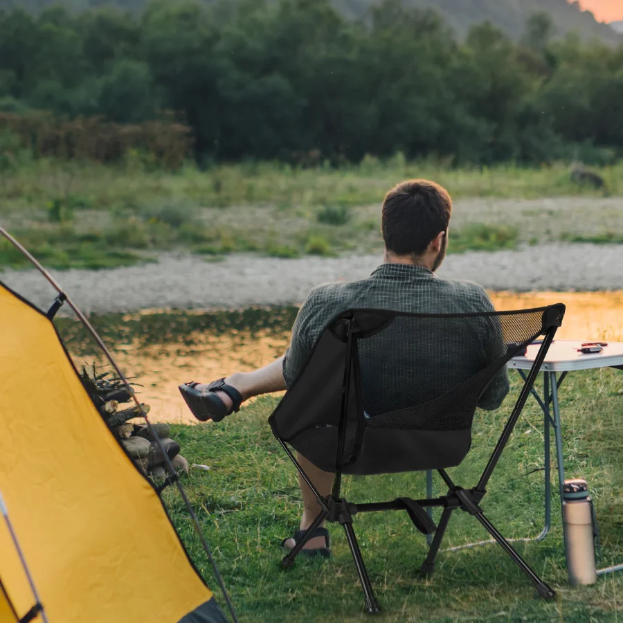 Moon Chair Light ultralett sammenleggbar campingstol + trekk – bilde 4 av 5