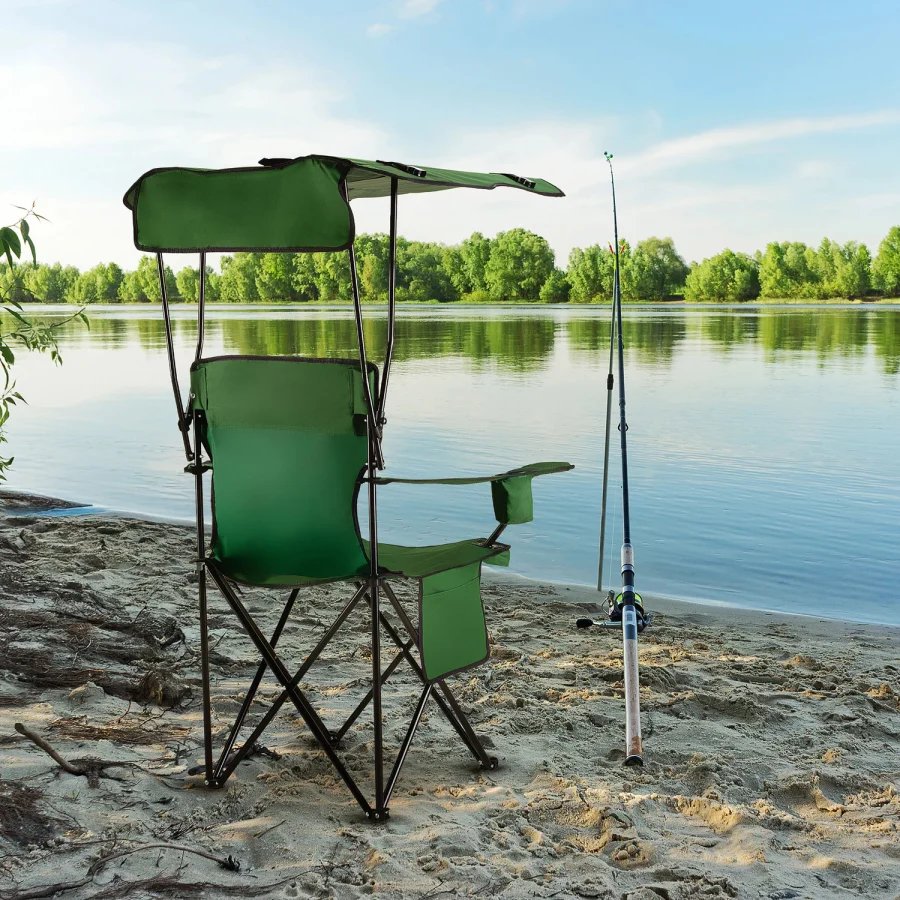 Sun XXL camping- og fiskestol – Outtec – bilde 2 av 5