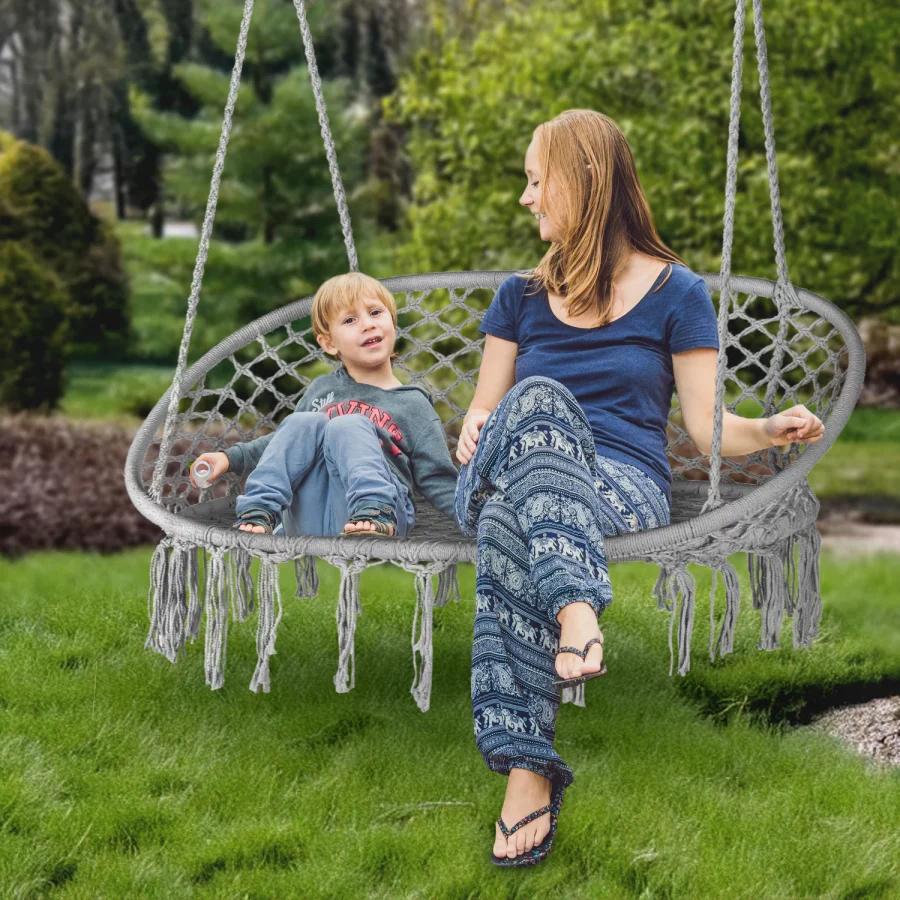 Hagehuske, Toseters hengestol Boho – Outtec – bilde 3 av 5