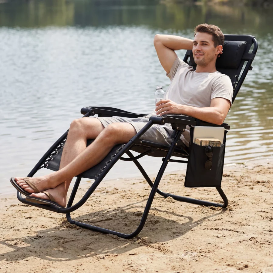 Zero Gravity sammenleggbar hage- og strandstol – Luverno – bilde 5 av 5