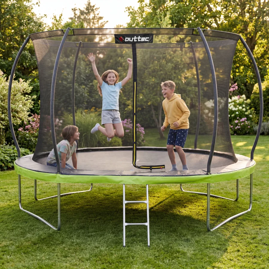 Trampoline med gresskarmotiv 366 cm 12 Fot – Outtec – bilde 2 av 5