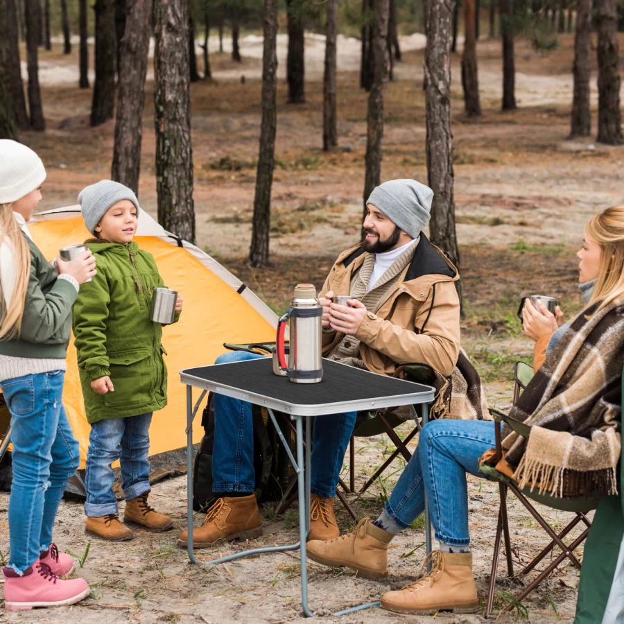 Camping, Turist, sammenleggbart bord 80 × 60 × 70 cm – Outtec – bilde 3 av 5