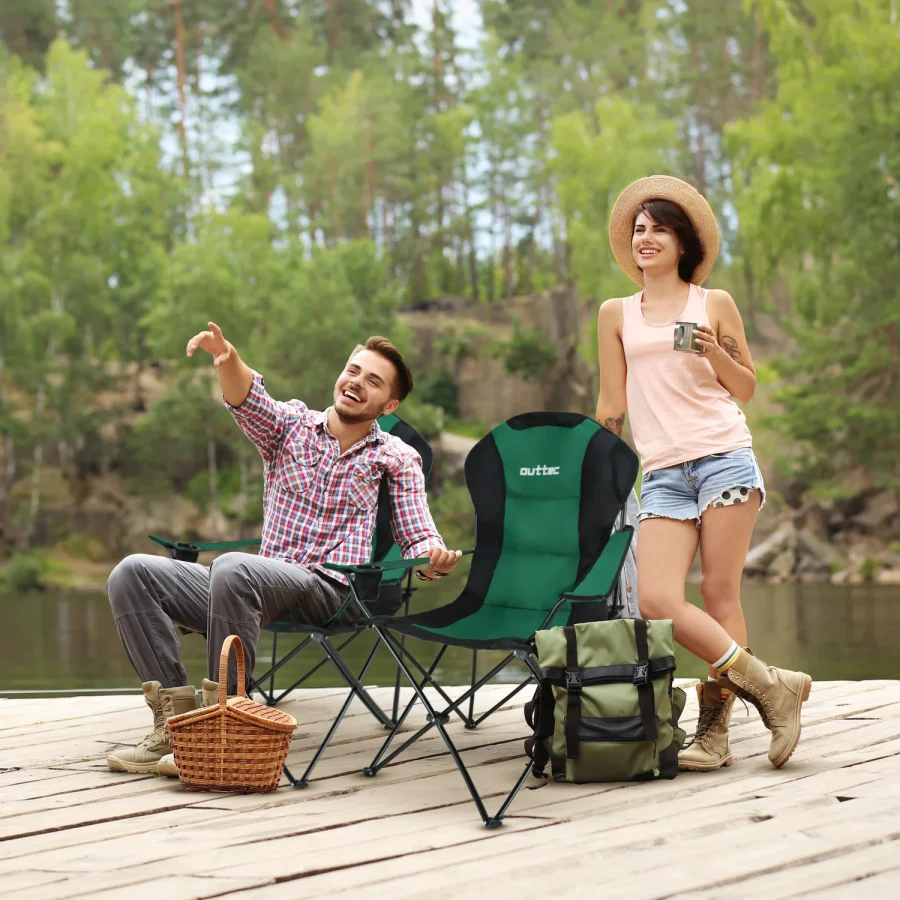 Travel+ sammenleggbar campingstol med trekk – bilde 4 av 5