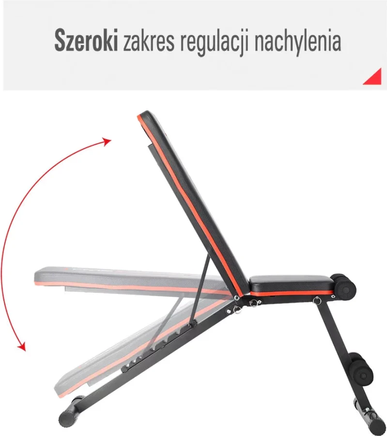 Justerbar treningsbenk Ls1203 – HMS – bilde 3 av 5