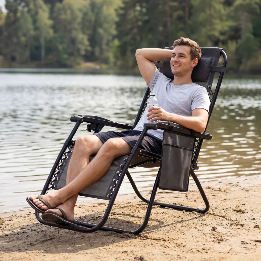Zero Gravity sammenleggbar hage- og strandstol – Luverno – bilde 4 av 5