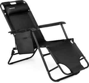 Sun Comfort 2-I-1 Luverno Sammenleggbar Hage-/Strandstol
