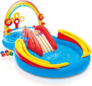 Rainbow Barnebasseng Lekeplass 297x193x135 cm Intex