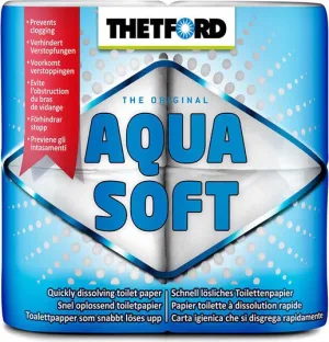 Toalettpapir For Kjemiske Toaletter 4 Stk Aqua Soft Thetford