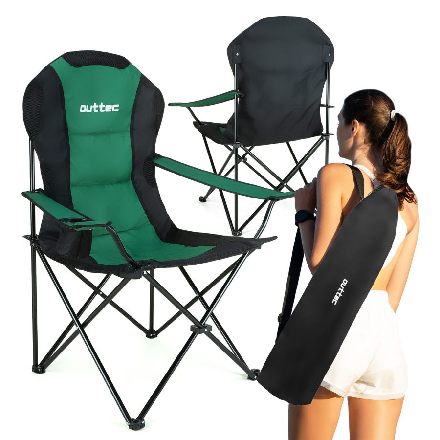 Travel+ sammenleggbar campingstol med trekk – bilde 1 av 5