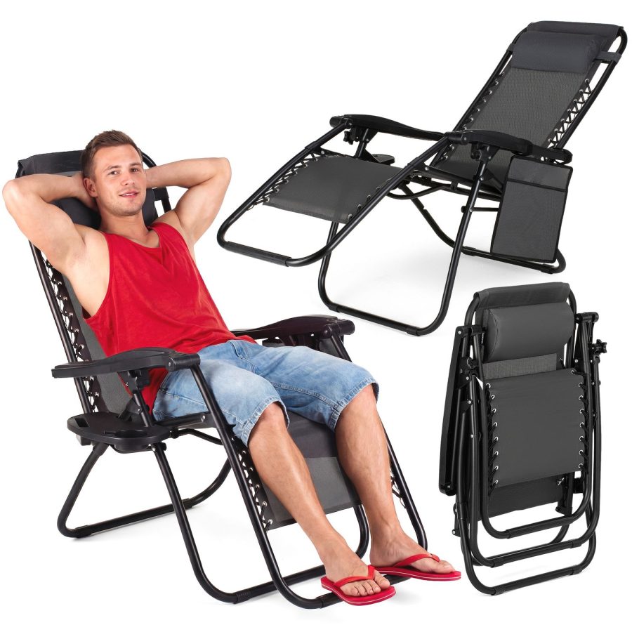 Zero Gravity sammenleggbar hage- og strandstol – Luverno – bilde 1 av 5