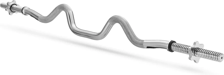 120 cm 28 mm kraftig curlstang – Gymtek – bilde 2 av 5
