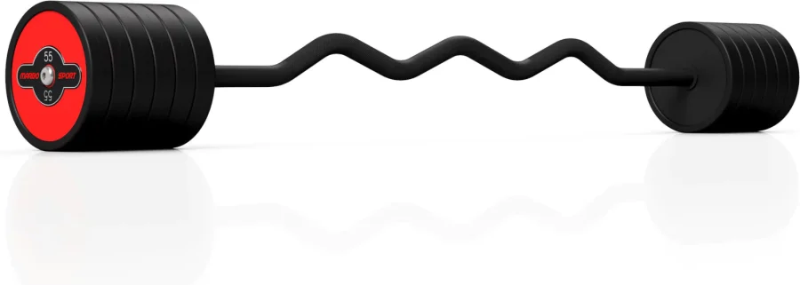 Curlstang 55 kg – gummibelagt – Marbo Sport – bilde 1 av 3