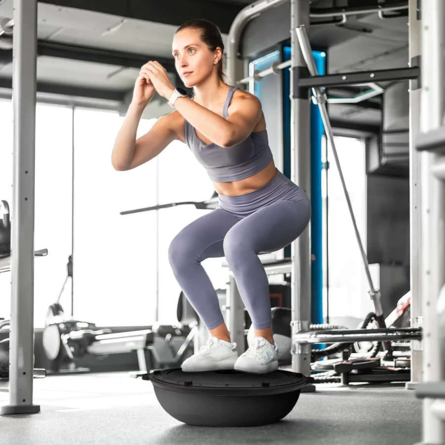 Balanseplattform Flex Core Halvball + pumpe – Gymtek – bilde 4 av 5