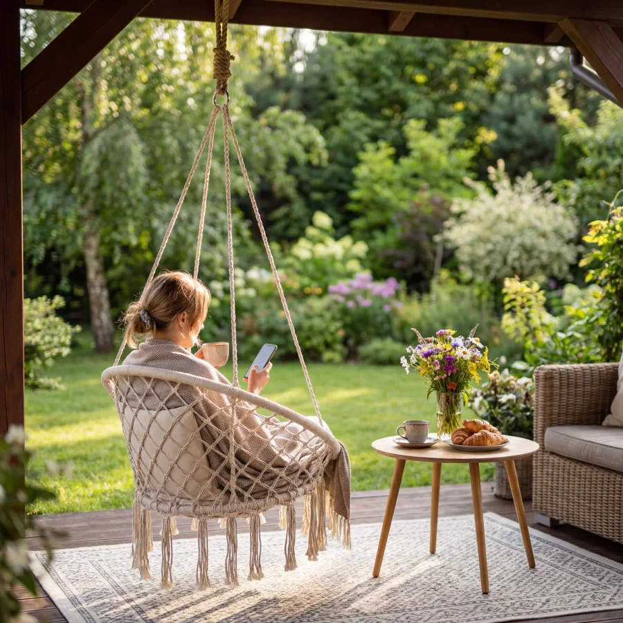 Hagehuske Boho XXL Luna Stork'S Nest – Outtec – bilde 4 av 5