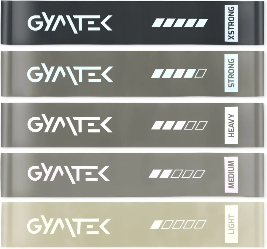Treningsstrikker – 5 stk., motstand 0,5–30 kg – Gymtek – bilde 2 av 5