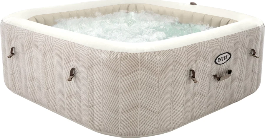 Jacuzzibasseng Spa Chevron med Filter 145 × 196 × 71 cm – Intex – bilde 1 av 5