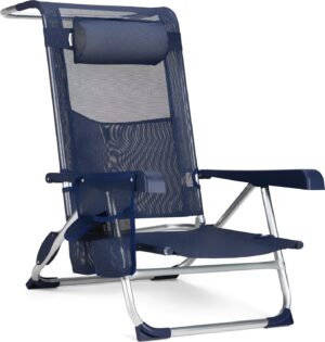 Sun Flex 2-I-1 Outtec Strandstol Med Solsengfunksjon