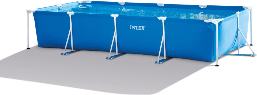 Rektangulært rammebasseng 450 × 220 × 84 cm – Intex – bilde 2 av 5