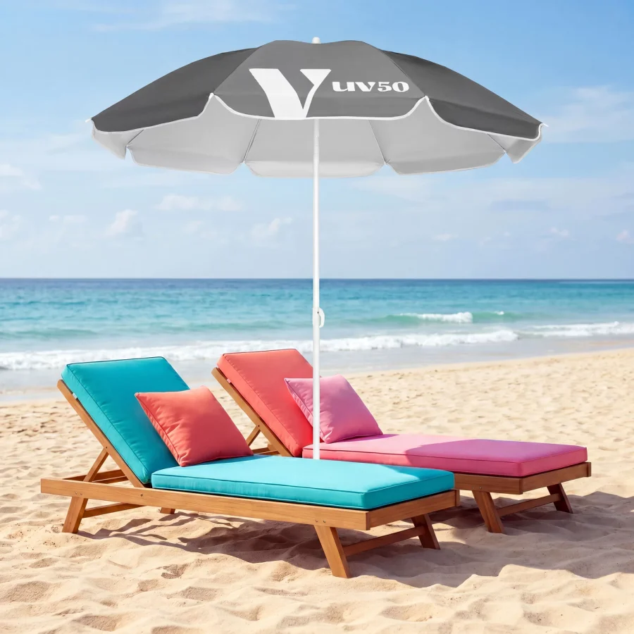 Ombra sammenleggbar strandparasoll 160 cm – Luverno – bilde 4 av 5