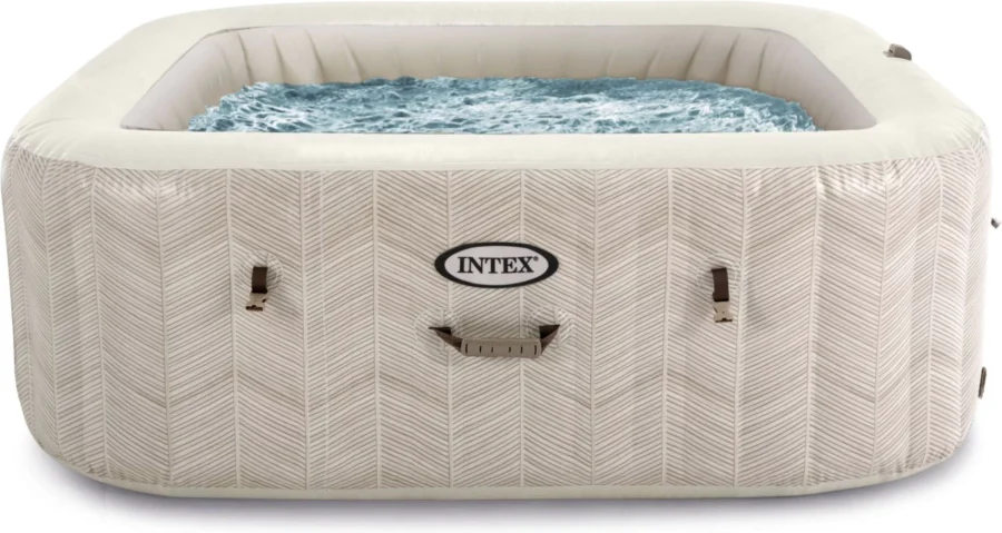 Jacuzzibasseng Spa Chevron med Filter 145 × 196 × 71 cm – Intex – bilde 2 av 5