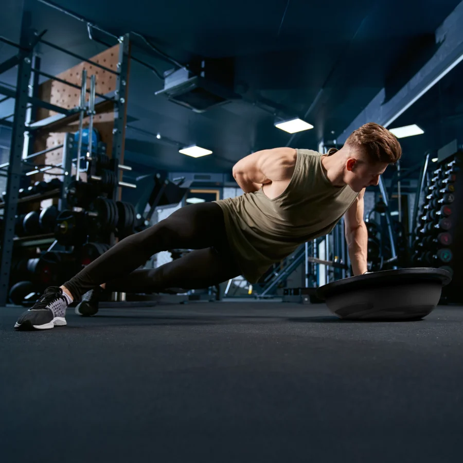 Balanseplattform Flex Core Halvball + pumpe – Gymtek – bilde 5 av 5