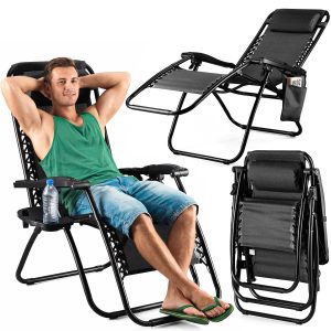 Zero Gravity Luverno Sammenleggbar Hage-/Strandstol