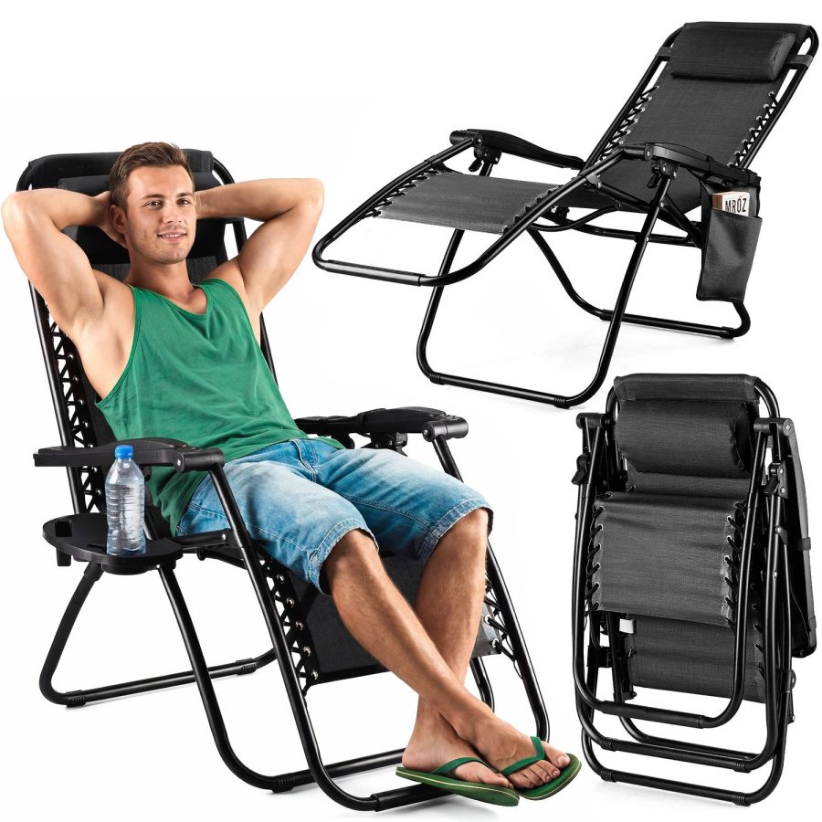 Zero Gravity sammenleggbar hage- og strandstol – Luverno – bilde 1 av 5