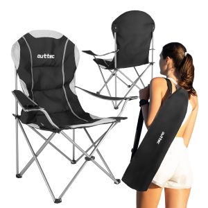 Travel+ Sammenleggbar Campingstol Med Outtec-Trekk