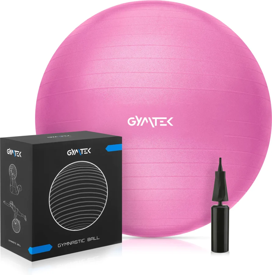 Treningsball 65 cm + pumpe – Gymtek – bilde 2 av 5