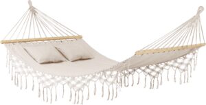 Boho Outtec Dobbel Hagehengekøye