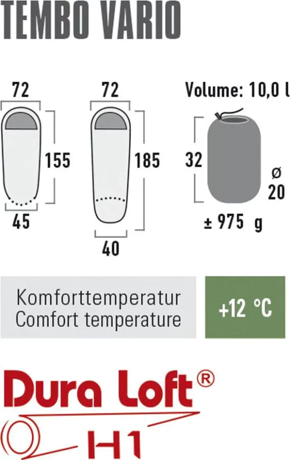 Tembo Vario sovepose – bilde 2 av 2