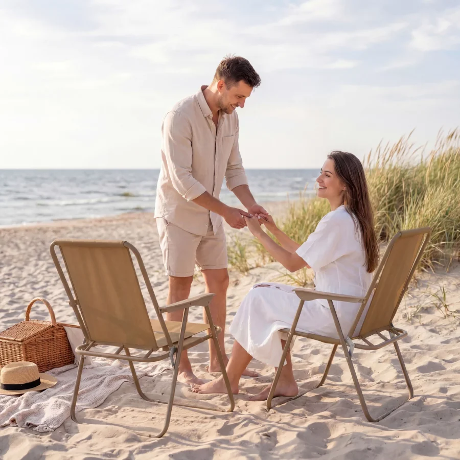 Marina camping-, strand- og hagestol – Outtec – bilde 4 av 5
